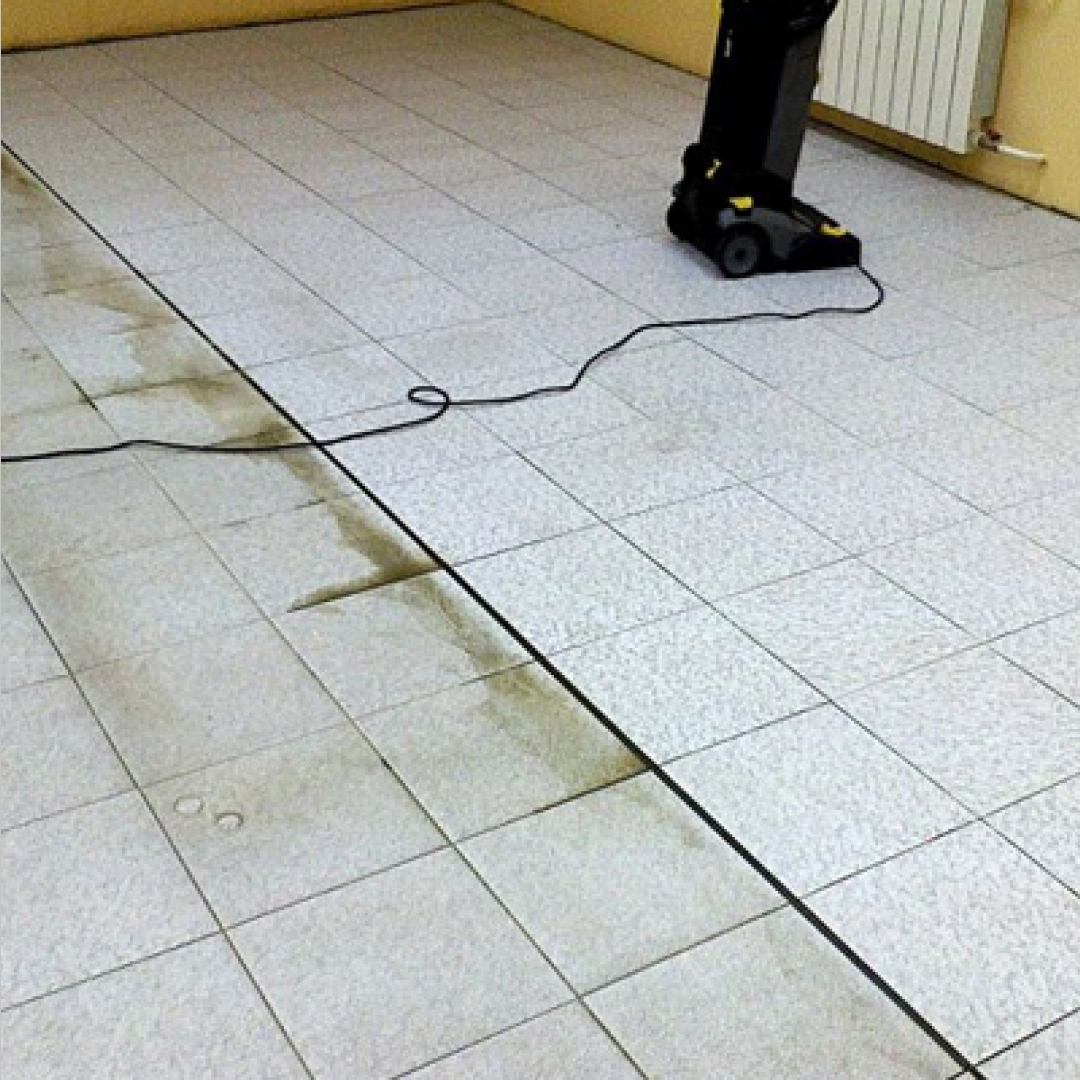 Čištění dlaždic